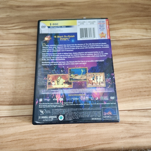 The Princess and the Frog Disney DVD - Picture 2 of 4